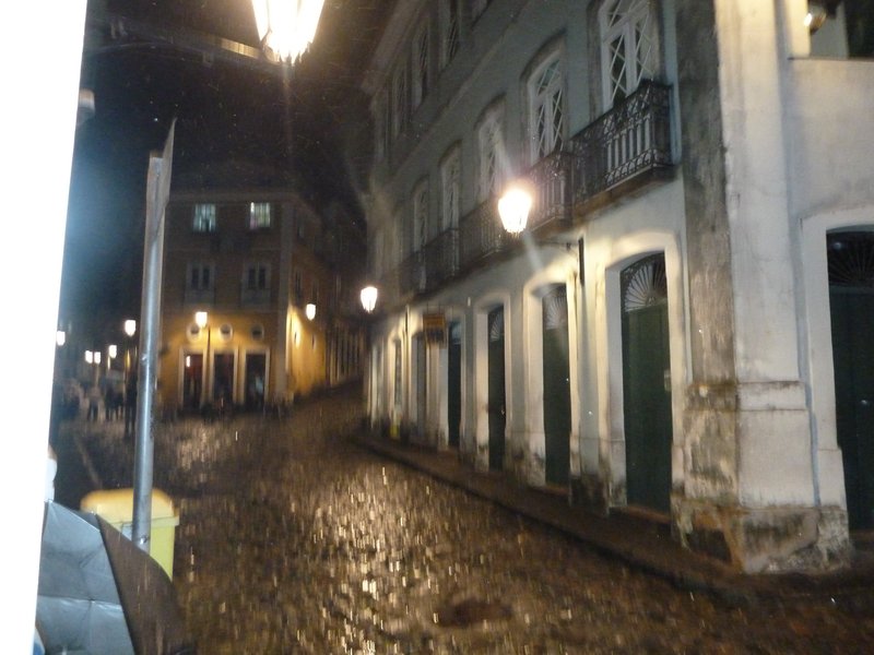 Cobbled street outside Theatre