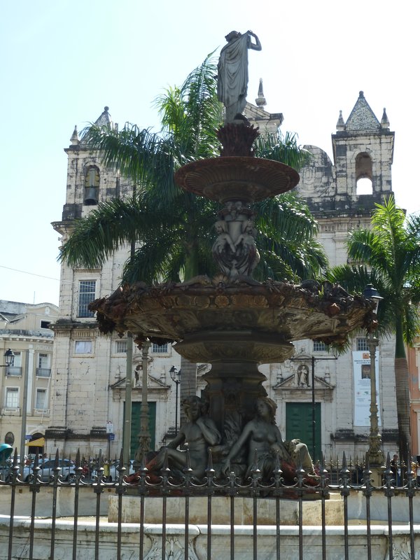 Fountain in front of Basilica