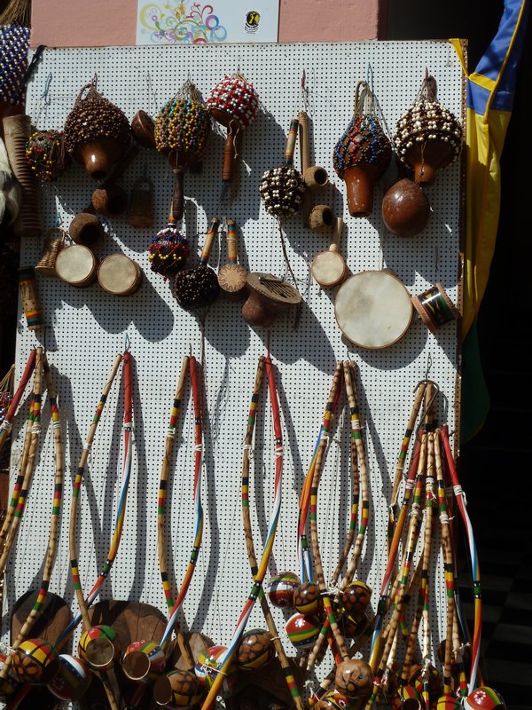 Samples of different instruments played in Salvador