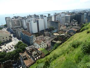Old & New in Salvador seen from Lacerda Elevator