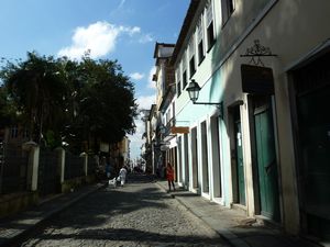All streets in Old Town (Pelourindo) are cobbled