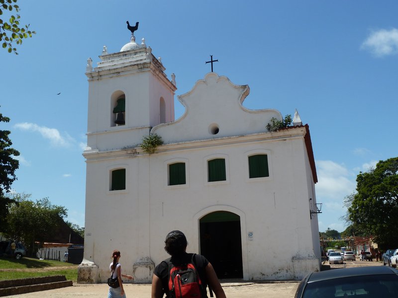 Alcantra Island church for black slaves - one tower so taxes did not have to be paid plus black rooster (1)
