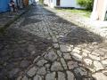 Alcantra Island off coast of Sao Luis - black and white pavers layed by slaves