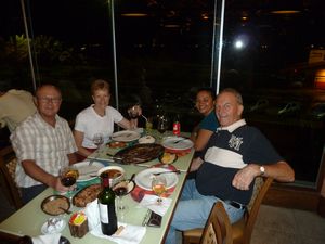 Our last dinner with Silvia & Mike - a wonderful thank you and farewell - and YUM! (2)