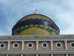 Theatro Amazonas dome - Opera House in Manaus (1)