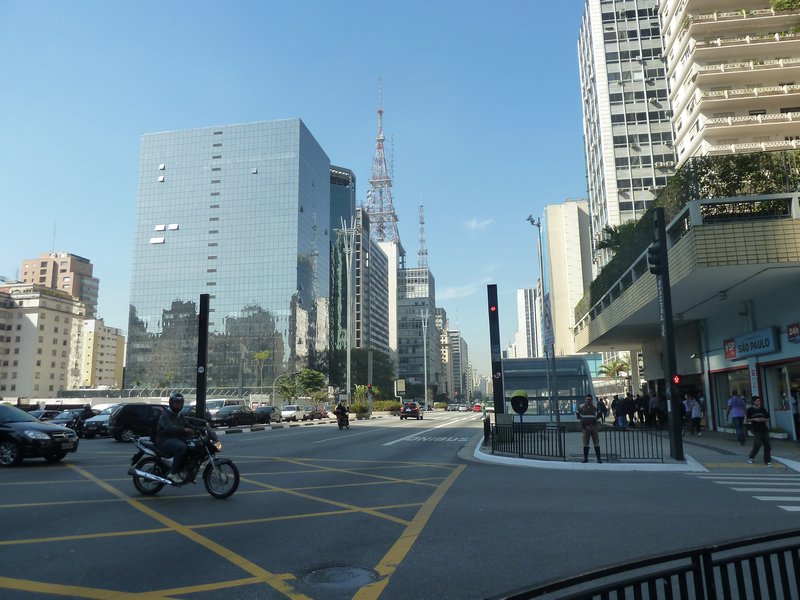 Aveneda Paulista which separates Southern and northern parts of Sao Paulo (1)