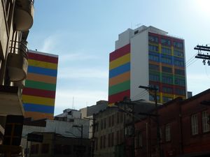 Colourful Buildings in Sao Paul CBD