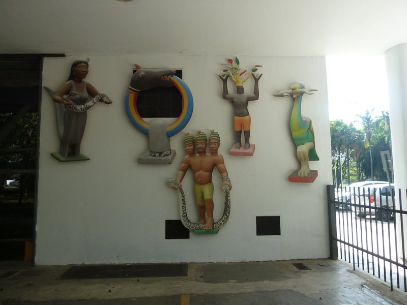 Park Ibirapuera in Jardin, Sao Paulo - Afto-Brasilian Museum in park (2)