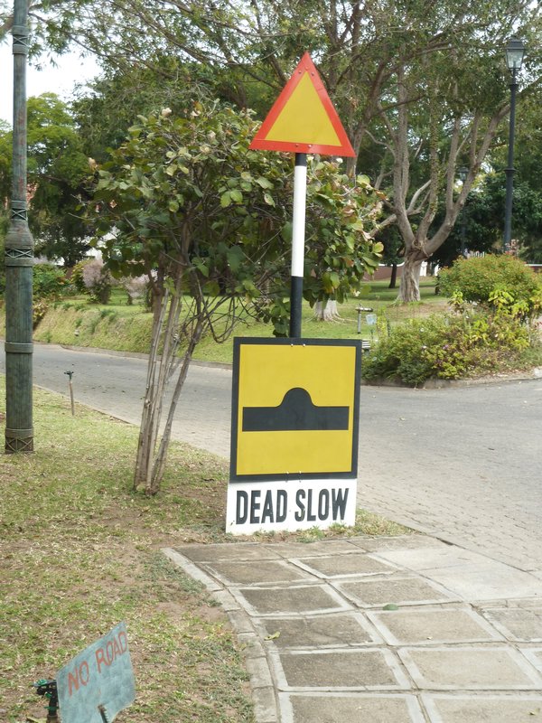 Zimbabwe speed bump
