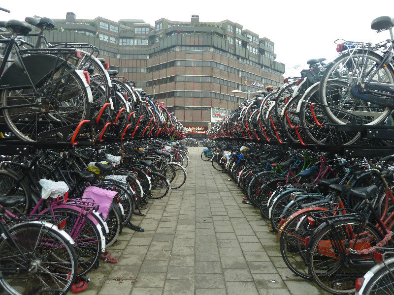 Bike parking station in Utrecht