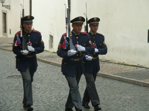 Prague Castle changing of the guards (1)