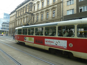 Pragues efficient tram system
