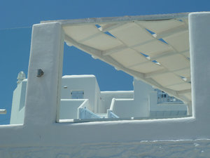 And more white buildings on Mykonos