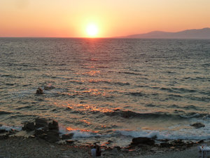 Sunset over Mykonos