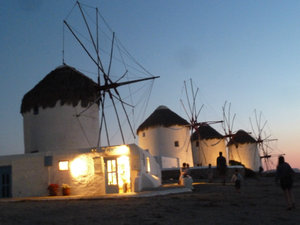 The famous windmills of Mykonos (1)