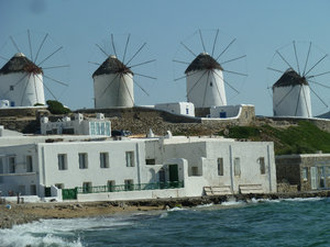 The famous windmills of Mykonos (2)