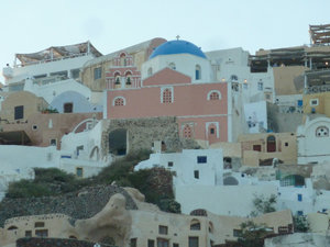 Oia from the boat before sunset (17)
