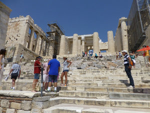 The Propylaia built 437 BC as new entrance to Acropolis (5)
