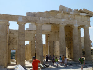 The Propylaia built 437 BC as new entrance to Acropolis (9)