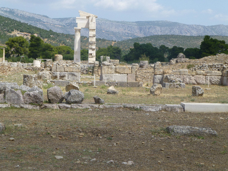 Hestiatorion Complex and Odeum at Epidavros Peloponnese Peninsula of Greece (2)