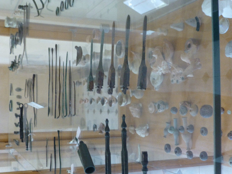 Surgical instruments at Epidavros Peloponnese Peninsula of Greece (2)
