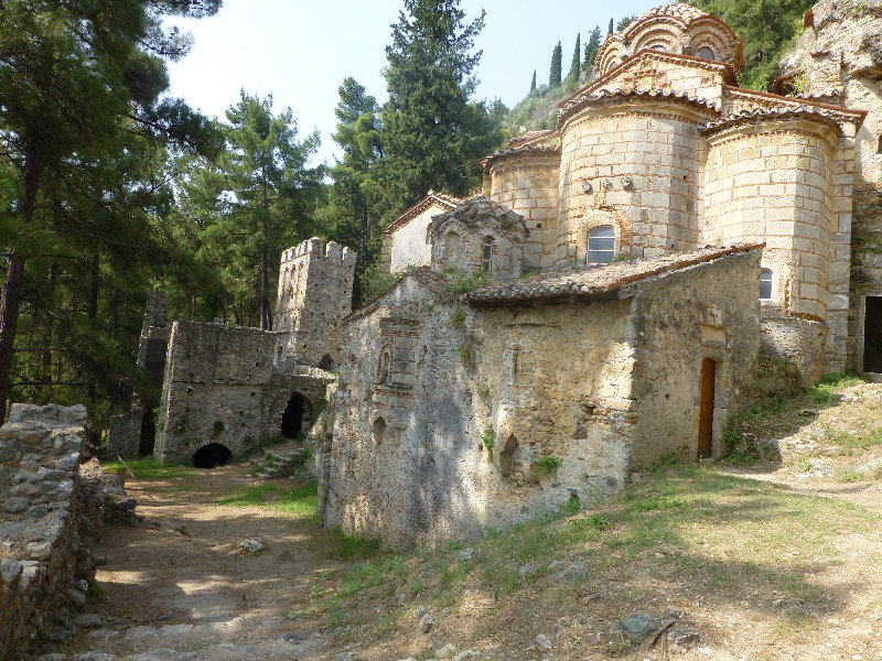 Saint Sophia at Mystras Peloponnese Peninsula Greece (3)