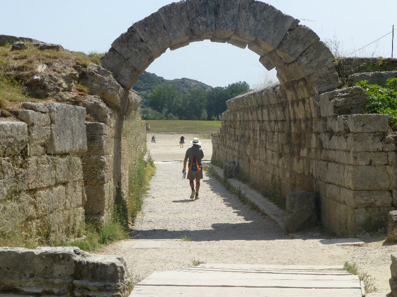Entry to Stadium where Olympic Games held at Olympia Peloponnese Peninsula Greece (76)