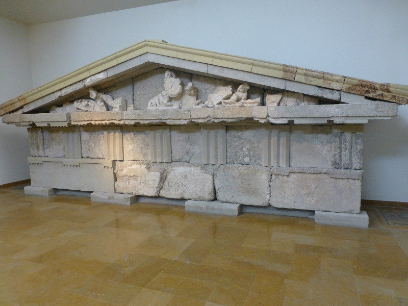 Freeze on the Building of Treasuries at Olympia Museum Peloponnese Peninsula Greece (1)