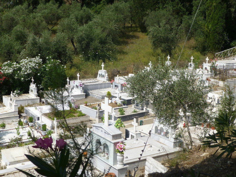 Typical Greek Cemetery Peloponnese Peninsula Greece (35)
