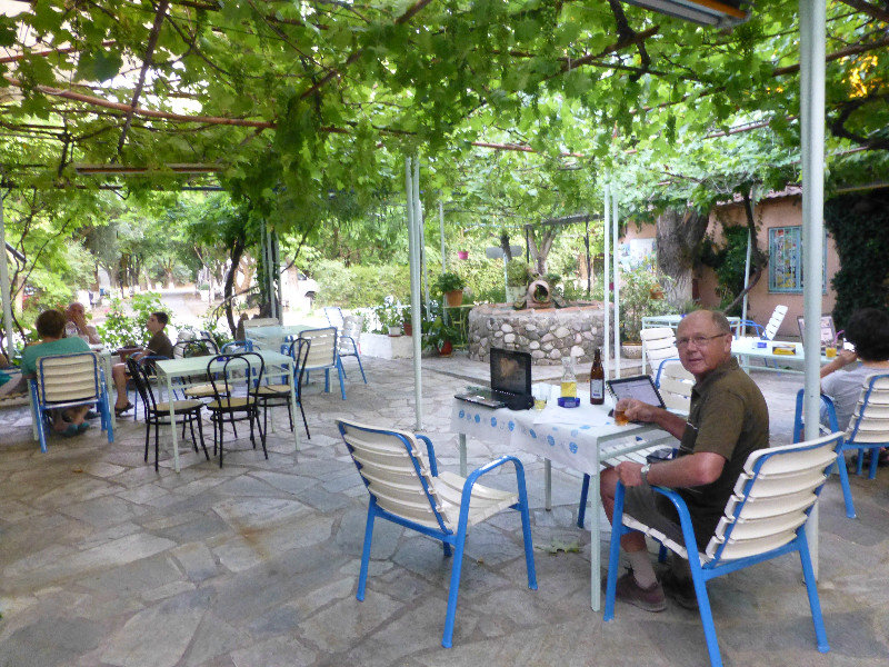 Meteora Gardens Camping restaurant central Greece