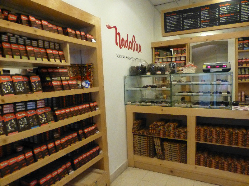 The famous Nadalina chocolate at Old Town, Split