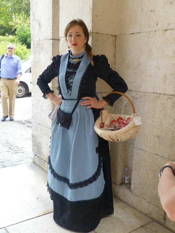 Traditional dress at Old Town at Split Croatia