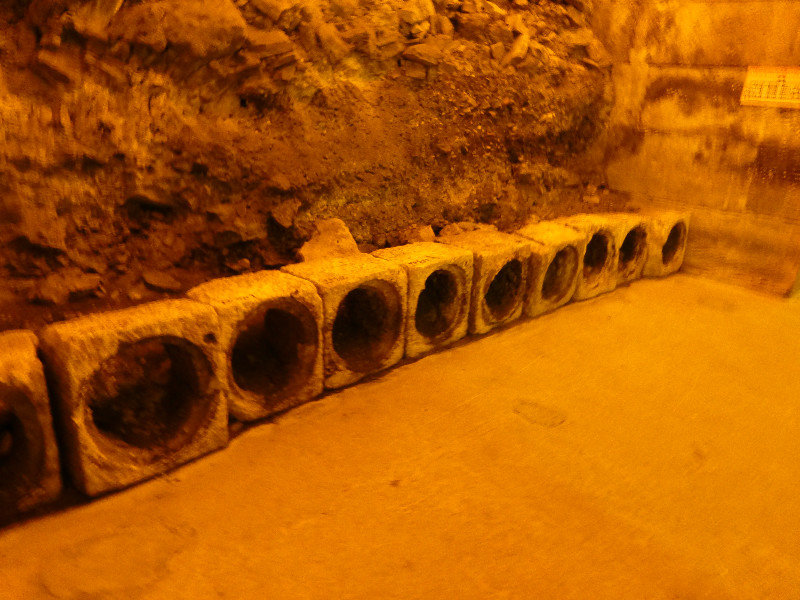 Water pipe s part of the Palace water system Split Croatia