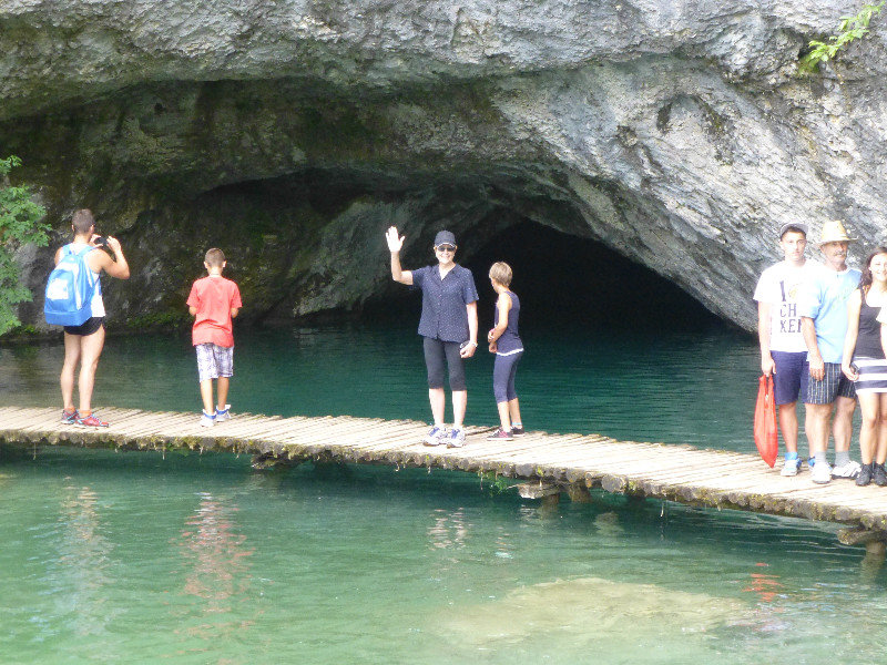 Dolines - caves - at Plitvicka National Park (1)