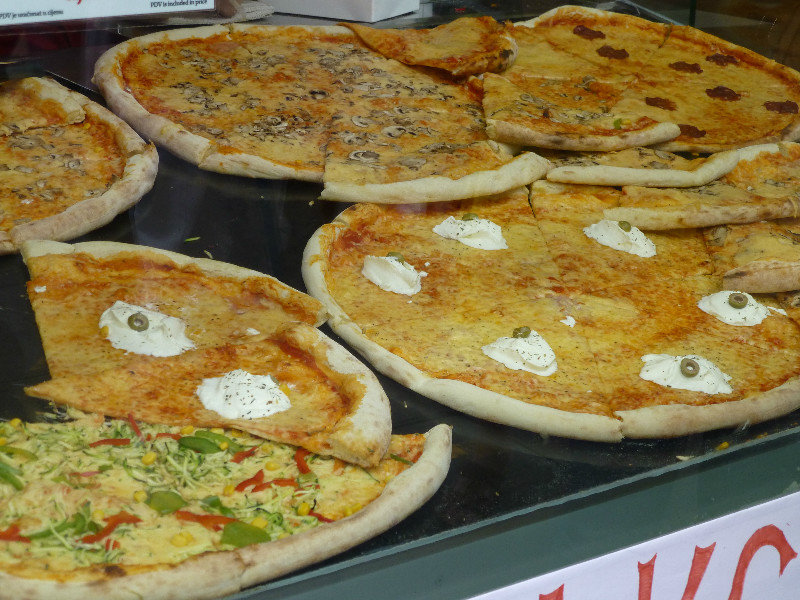 Love the big Pizzas in Zagreb Croatia