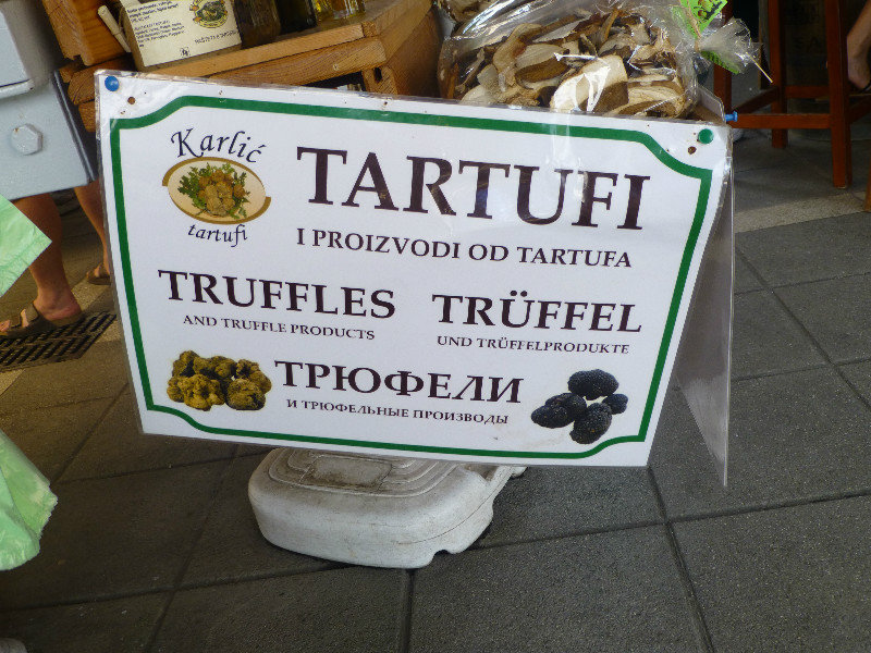 Truffles are plentiful at Rovinj on Istria Peninsula Croatia