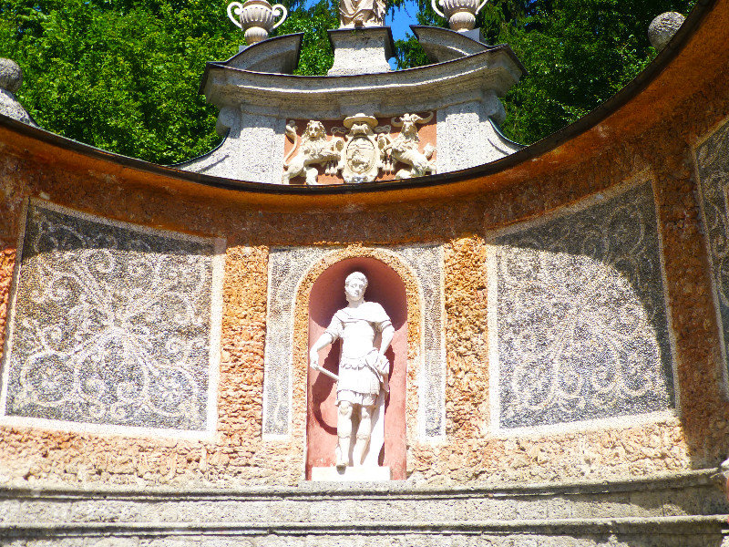 Trick Fountain at Helbrunn outside of Sulzburg Austria (2)