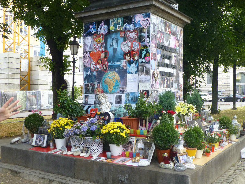 Michael Jacksons memorial Munich Germany
