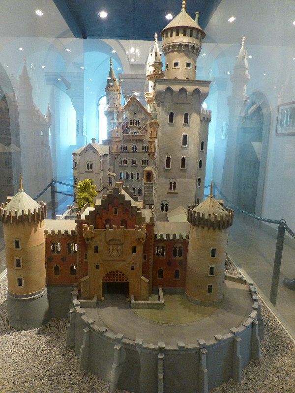 Model of Neuschwanstein Castle Germany