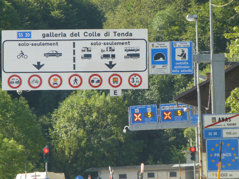 Vernante through Tunnel de Tende to France 5 Aug 2013  (36)