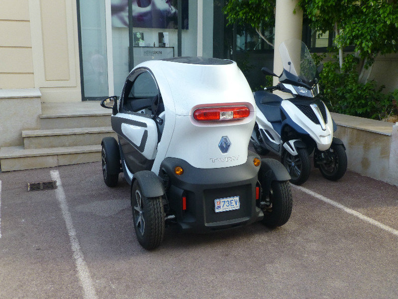 The tiny vehicles in Monte Carlo Monaco