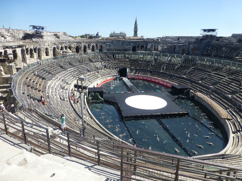 Les Arenes in Nimes southern France built in 1st century for concert sporting events and bullfights (11)