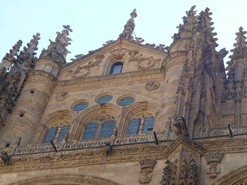 Plateresque style cathedral in Salamanca central Spain 18 Aug 2013 (1)