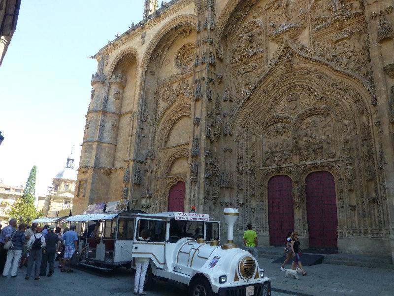 Plateresque style cathedral in Salamanca central Spain 18 Aug 2013 (2)