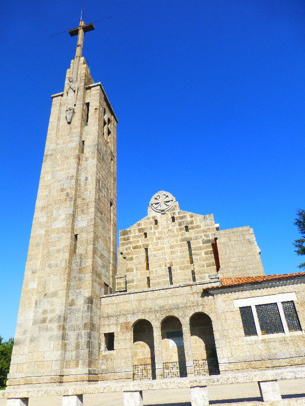 Church in Penha Sanctuary at top of hill in Guimaraes Portugal (11)