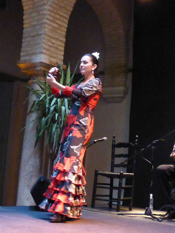 Flamenco dancing at Museo del baile flamenco in Saville Spain 25 Aug 2013 (8)