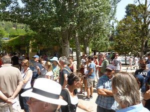 We lined up for 1 hour 15 mins to buy our tickets to visit The Alhumbra in Granada