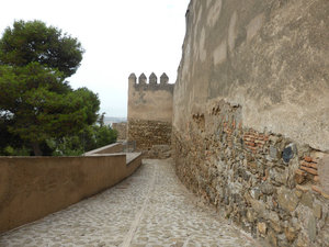 Alcazaba fortress in Malaga in southern Spain built in 8th and 11th centuries (2)