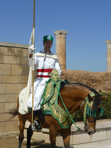 Royal guard in Rabat Morocco (2)