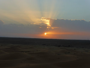 Sunset over the Sahara Desert (1)